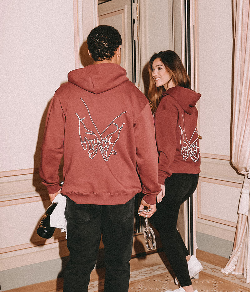 Sweat à capuche Dreamteam Outline