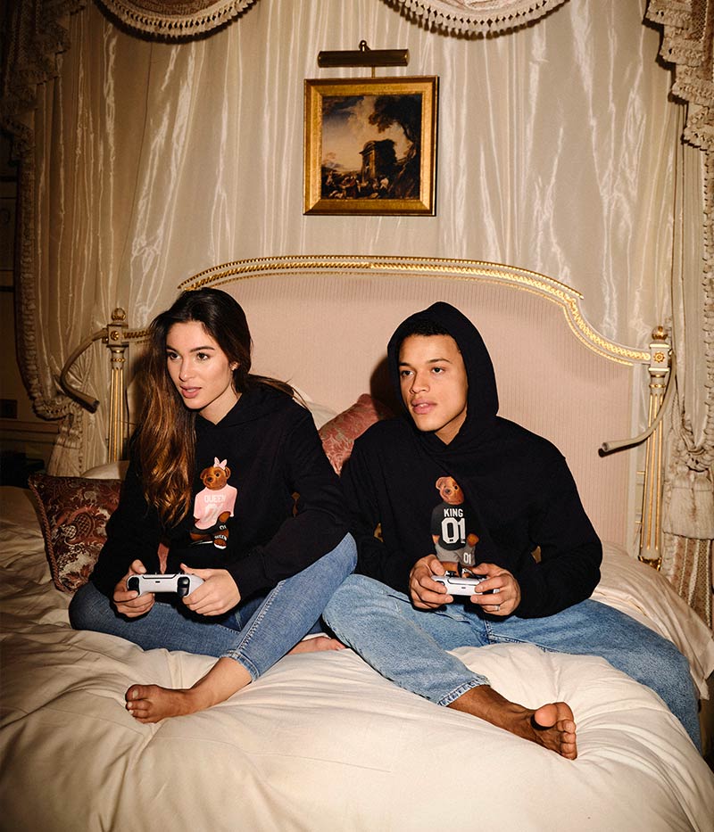 King & Queen Hoodies Bären