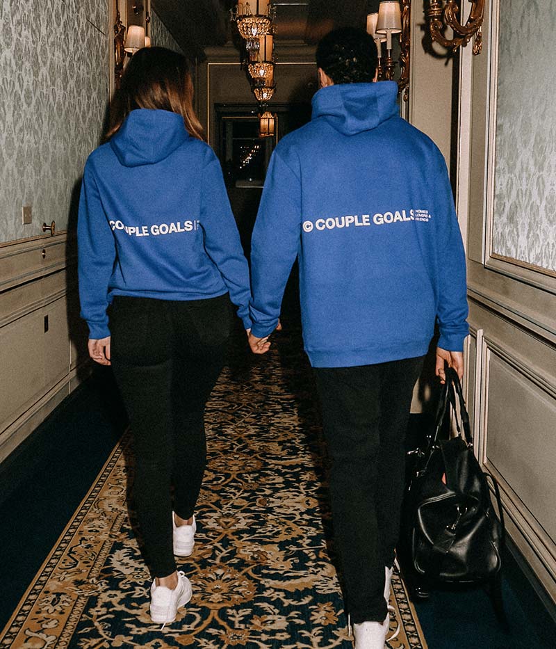 Hoodie couple best sale goals