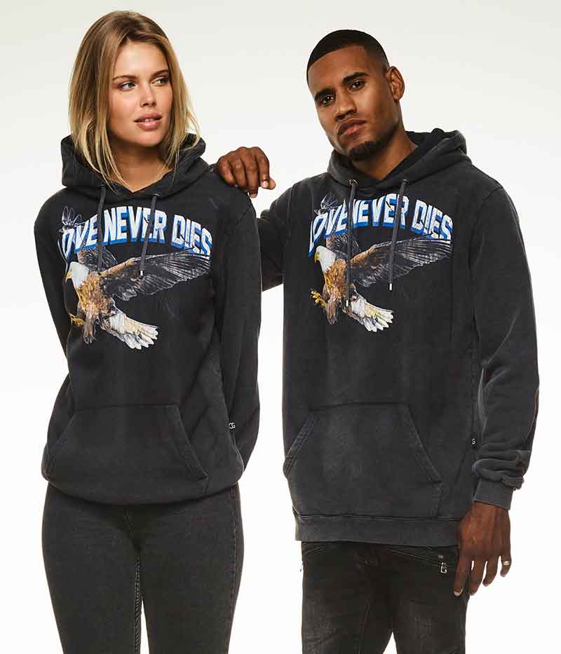 Love Never Dies Vintage Hoodie