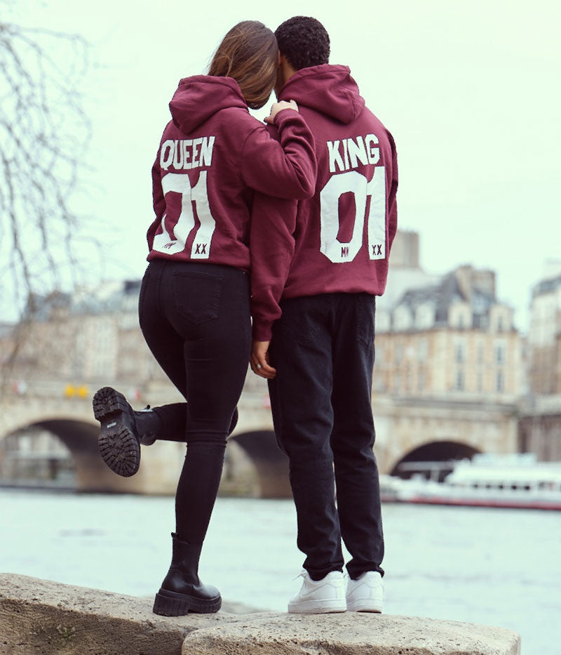 Sweats à capuche King & Queen Bear – Couple Goals