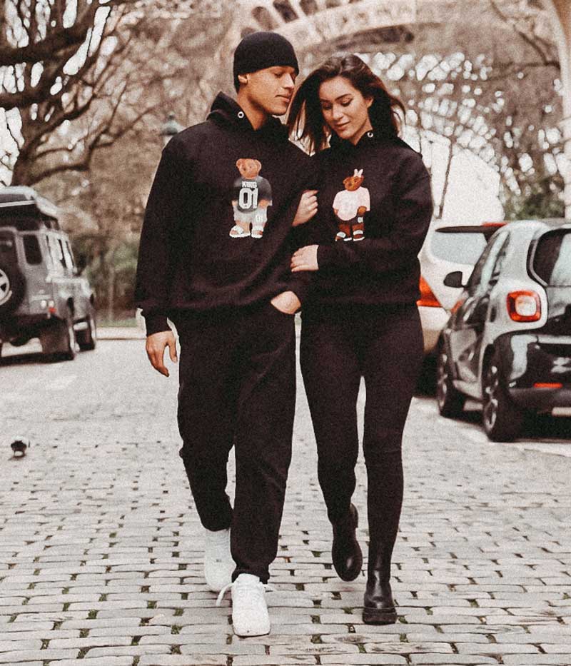 Sweats à capuche King & Queen Bear