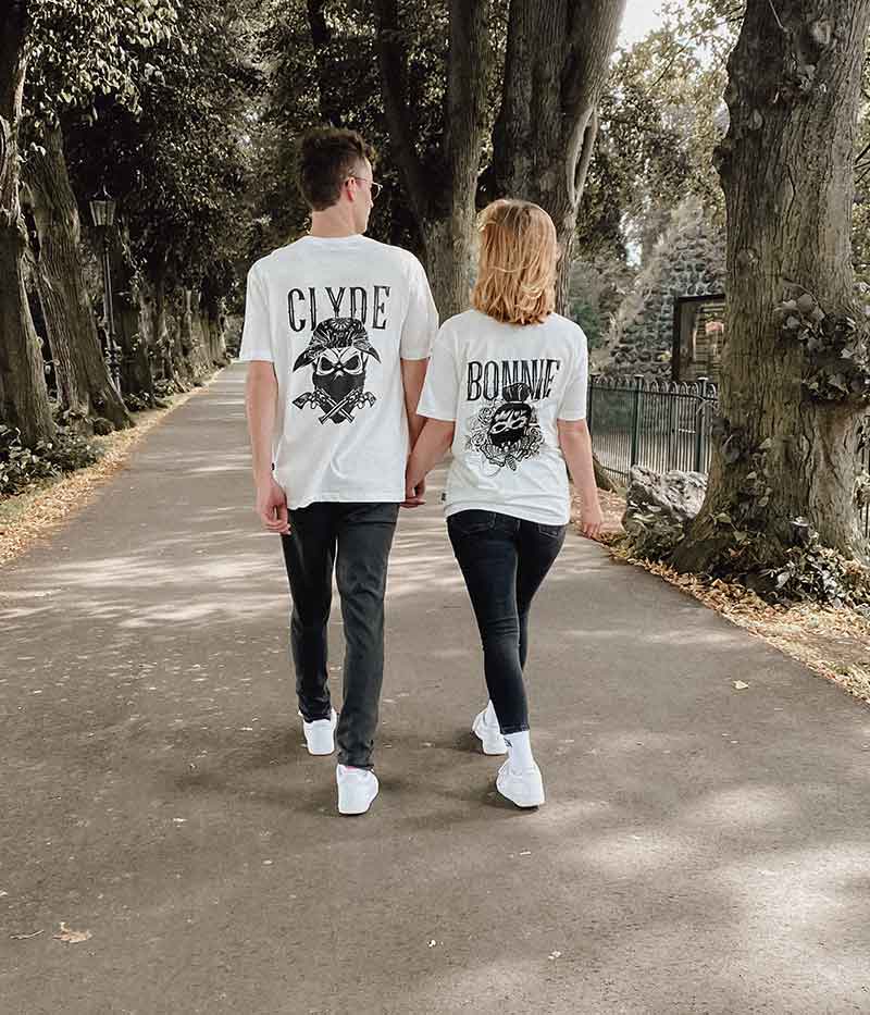 Bonnie & Clyde Tattoo T-Shirt