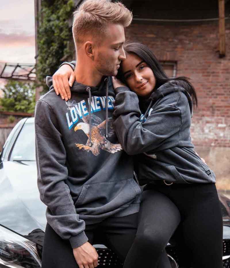 Love Never Dies Vintage Hoodie