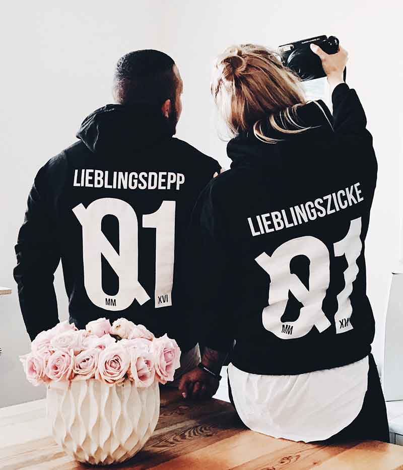 Partner Pullover Pullis Selber Bedrucken Pärchen Pullover Selbst